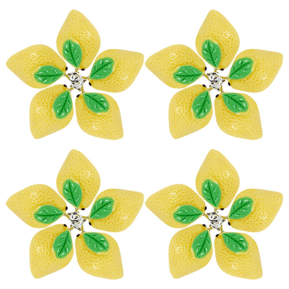 Resin Crafts - 20Pcs Resin Lemon Pendant Charms for