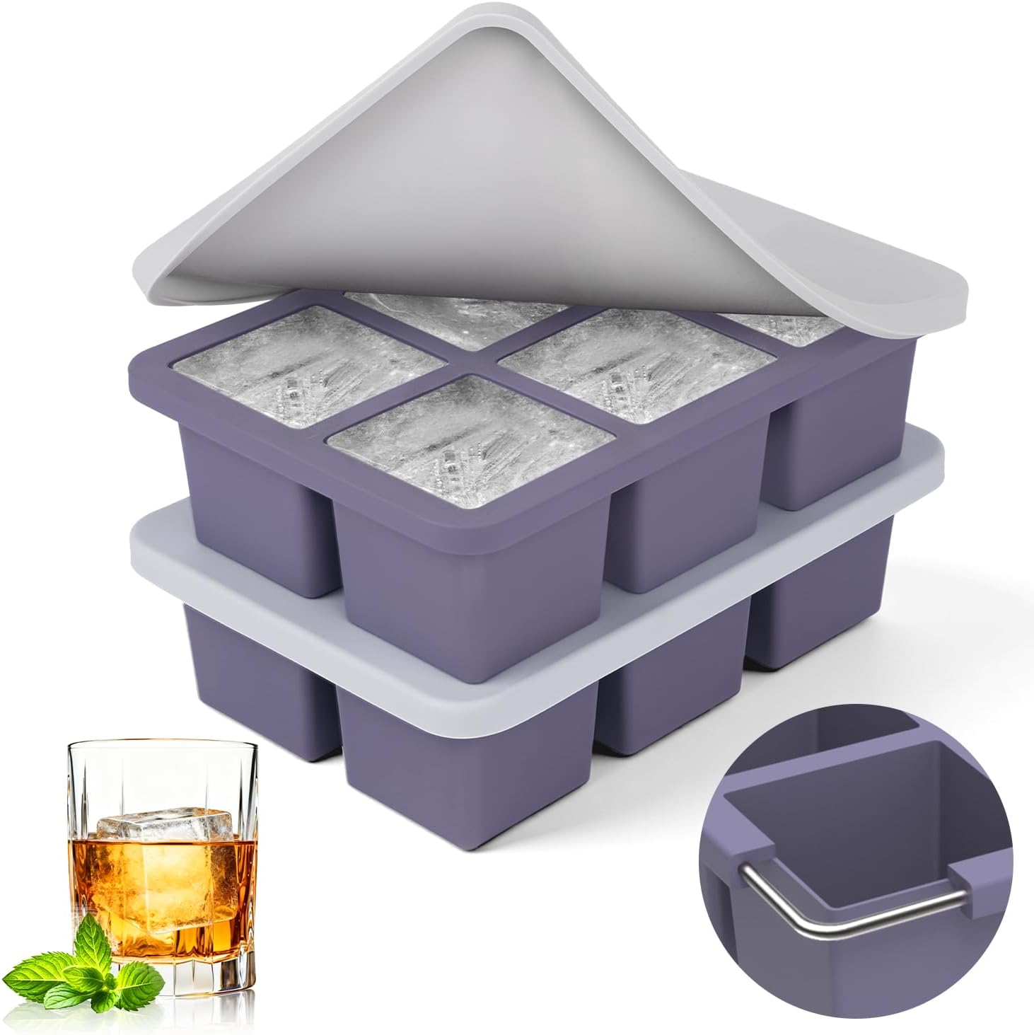 Silicone Ice Cube Tray: 2pack  - Silicone Mold Tray recensione e prezzo