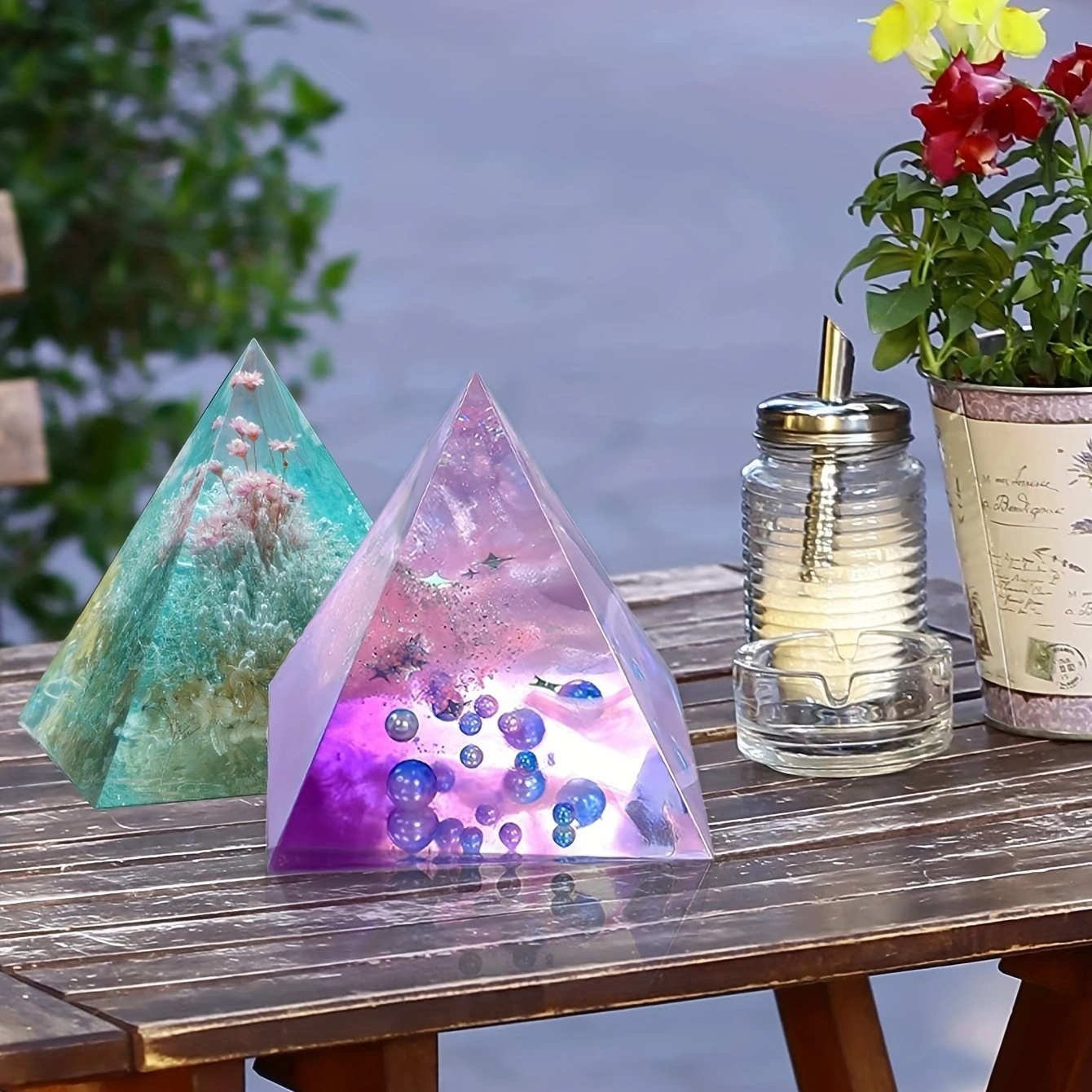 5pc - Pyramid Resin Molds of V - Resin Jewelry Kit recensione e prezzo