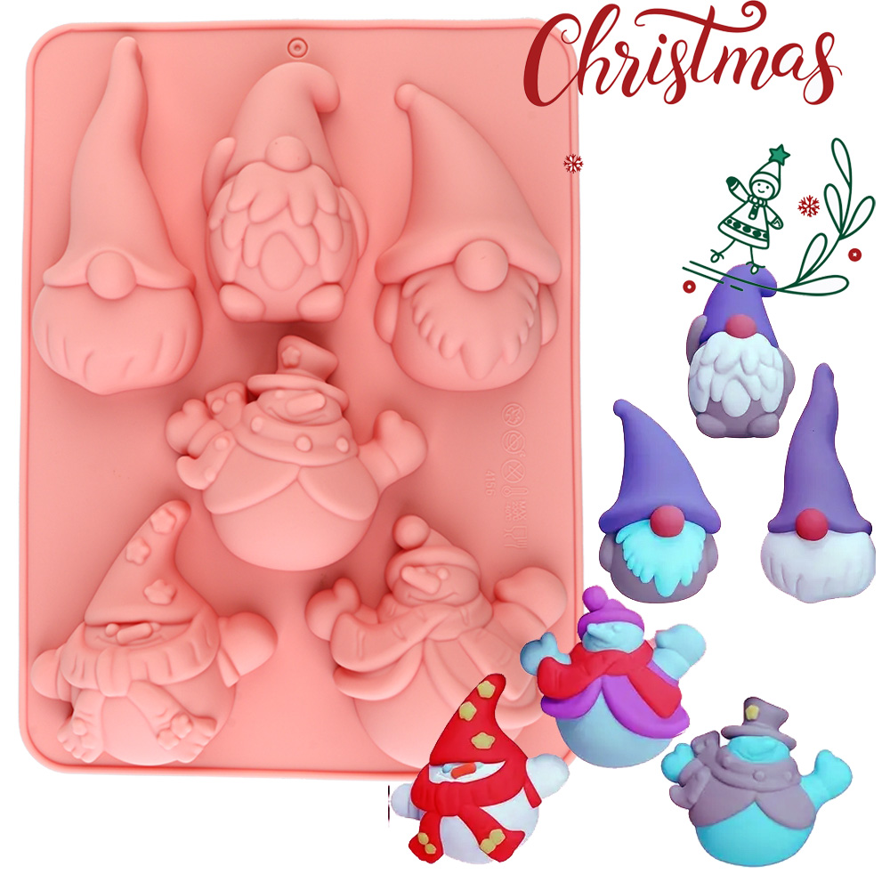 6-Cavity Christmas Gnome Cake  - Resin Craft Ideas recensione e prezzo