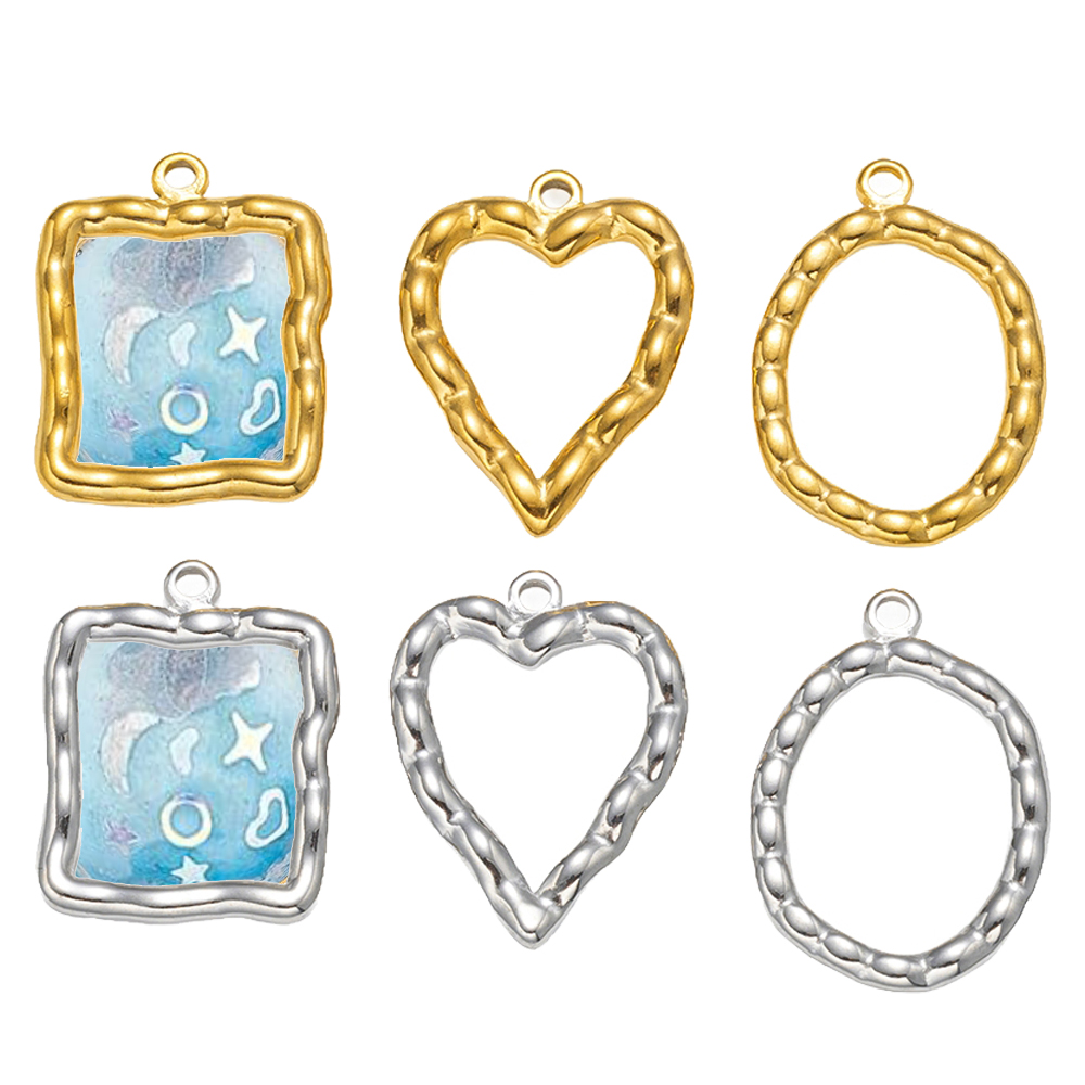 5pcs Stainless Steel Heart Rou - Resin Craft Material recensione e prezzo