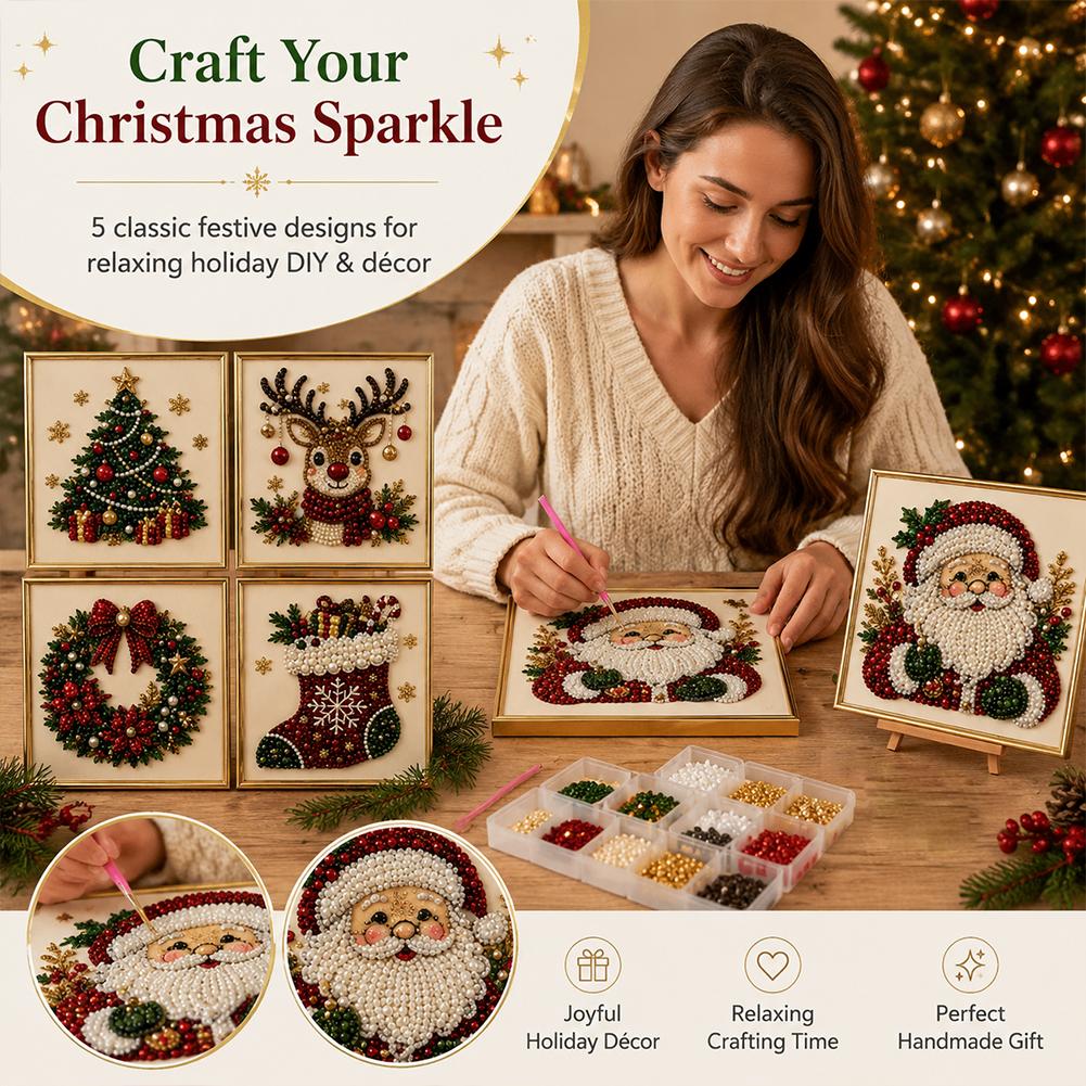 Christmas Santa Claus Pearl Ar - Resin Craft Kit recensione e prezzo