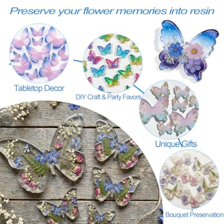 1Pc Premium Butterfly Resin Mo - Flower Preservation Resin recensione e prezzo