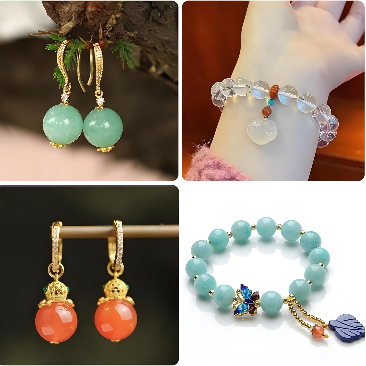 Two Perforated Spherical Silic - Resin Jewelry Kit recensione e prezzo