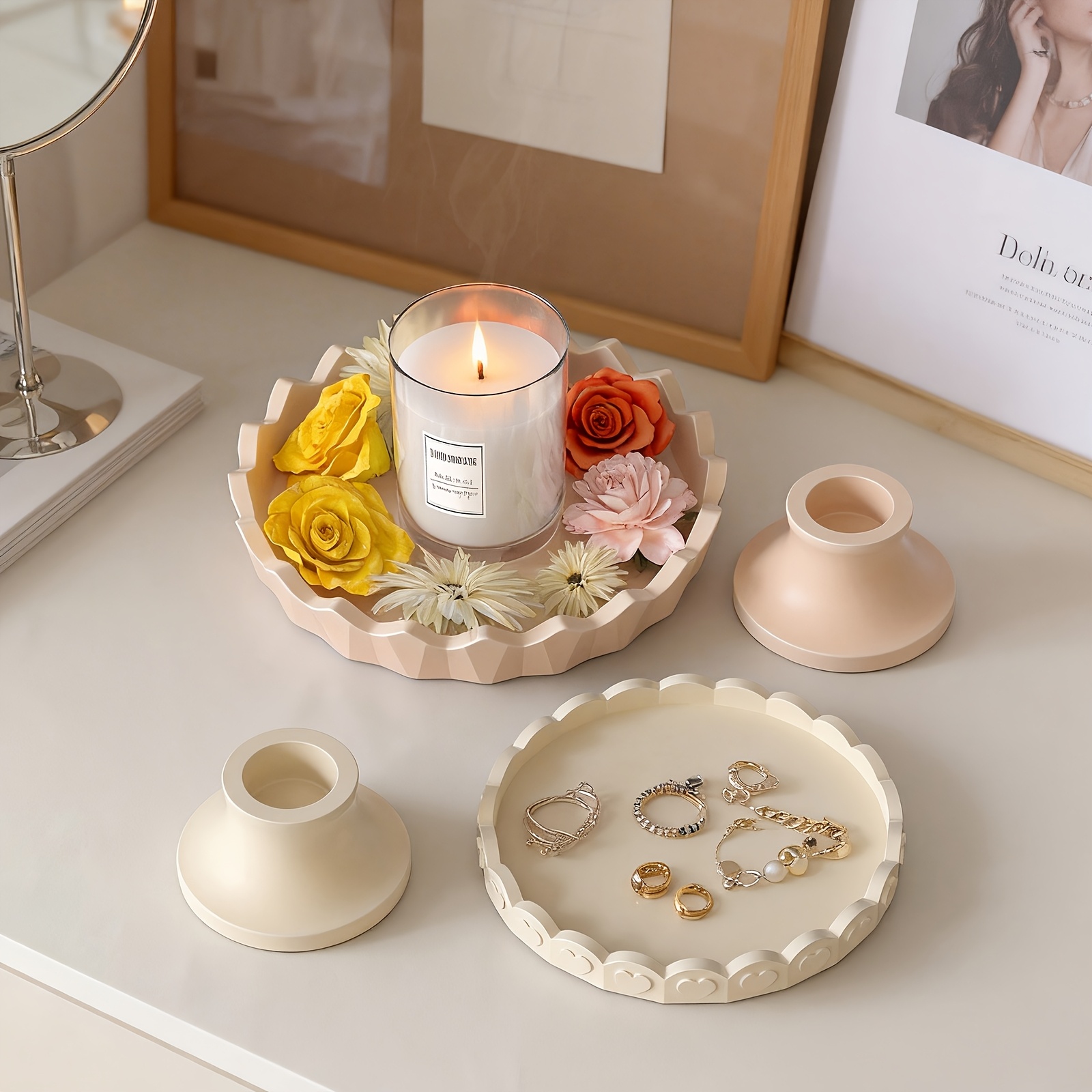 2pcs Silicone Tray Mold Set, R - Resin Craft Ideas recensione e prezzo