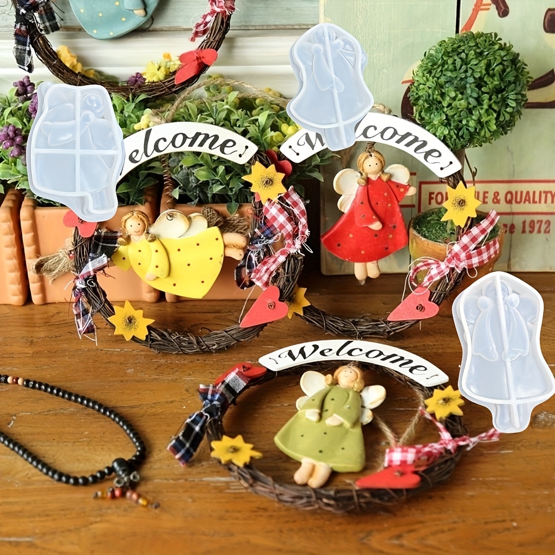 4pcs Angel Pendant Mold, Resin - Resin Craft Ideas recensione e prezzo