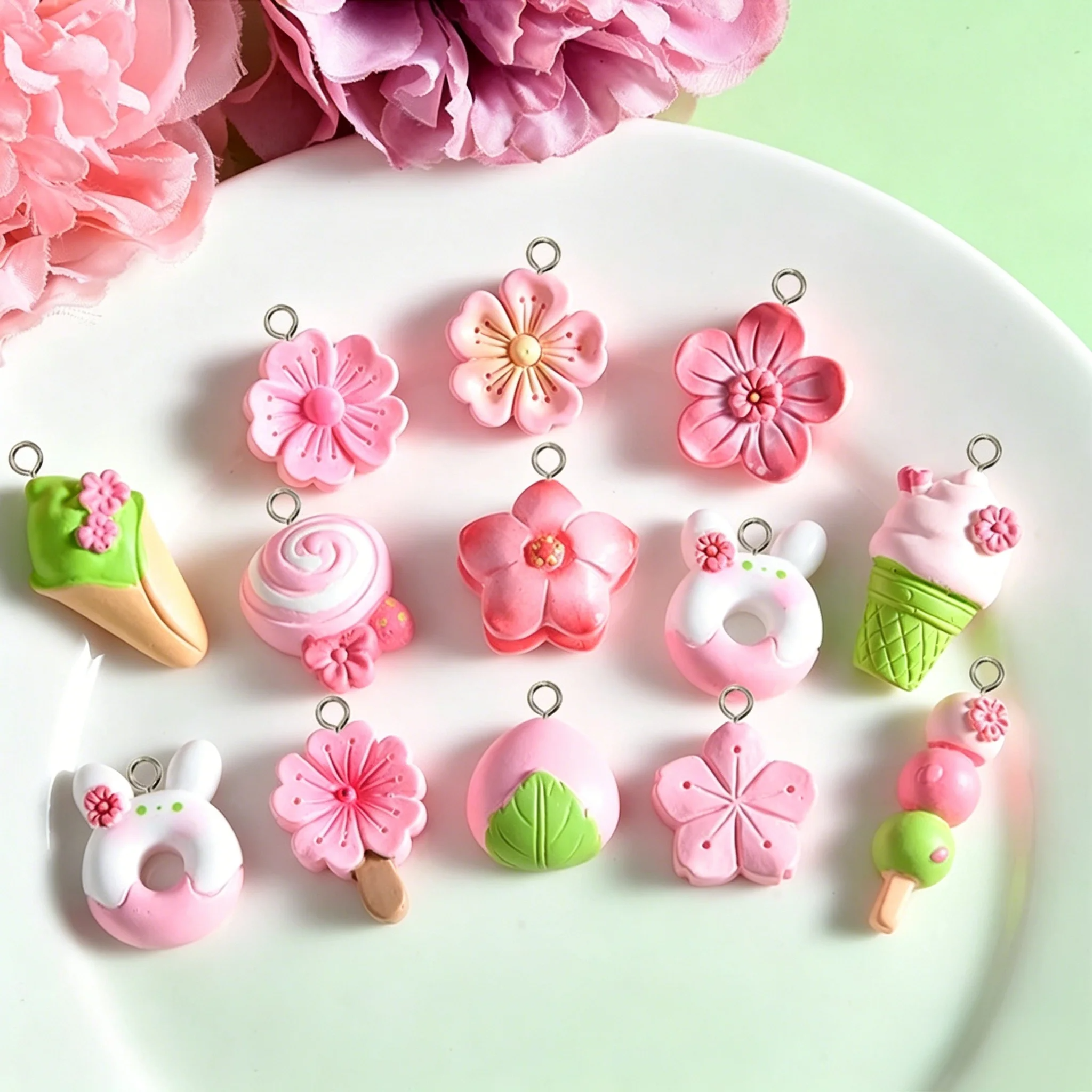 10Pcs Mixed Sweet Resin Pendan - Resin Craft Projects recensione e prezzo