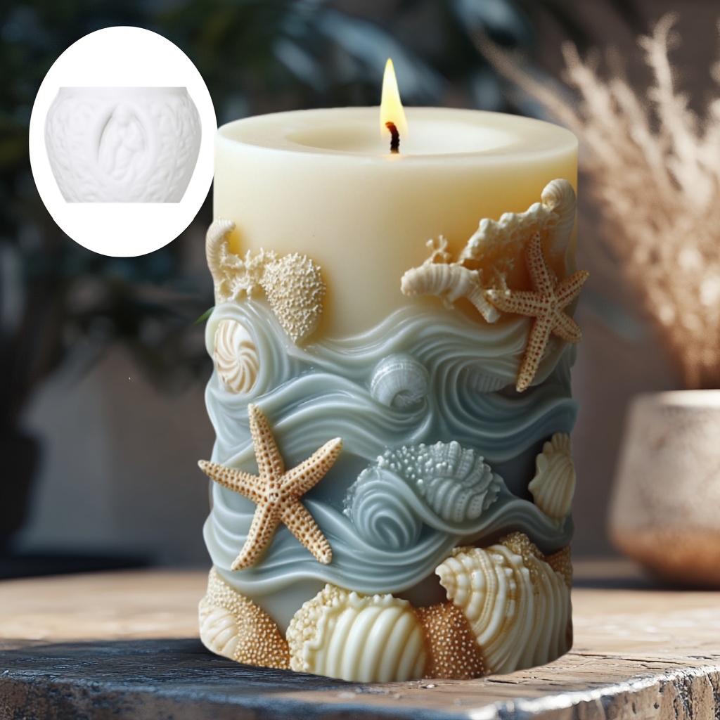 DIY Ocean style relief cylindr - Resin Ocean Wave Mold recensione e prezzo