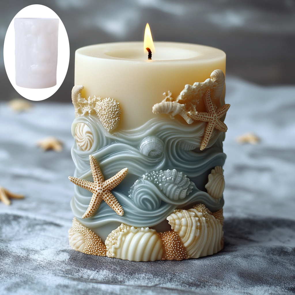DIY Ocean style relief cylindr - Resin Ocean Wave Mold recensione e prezzo