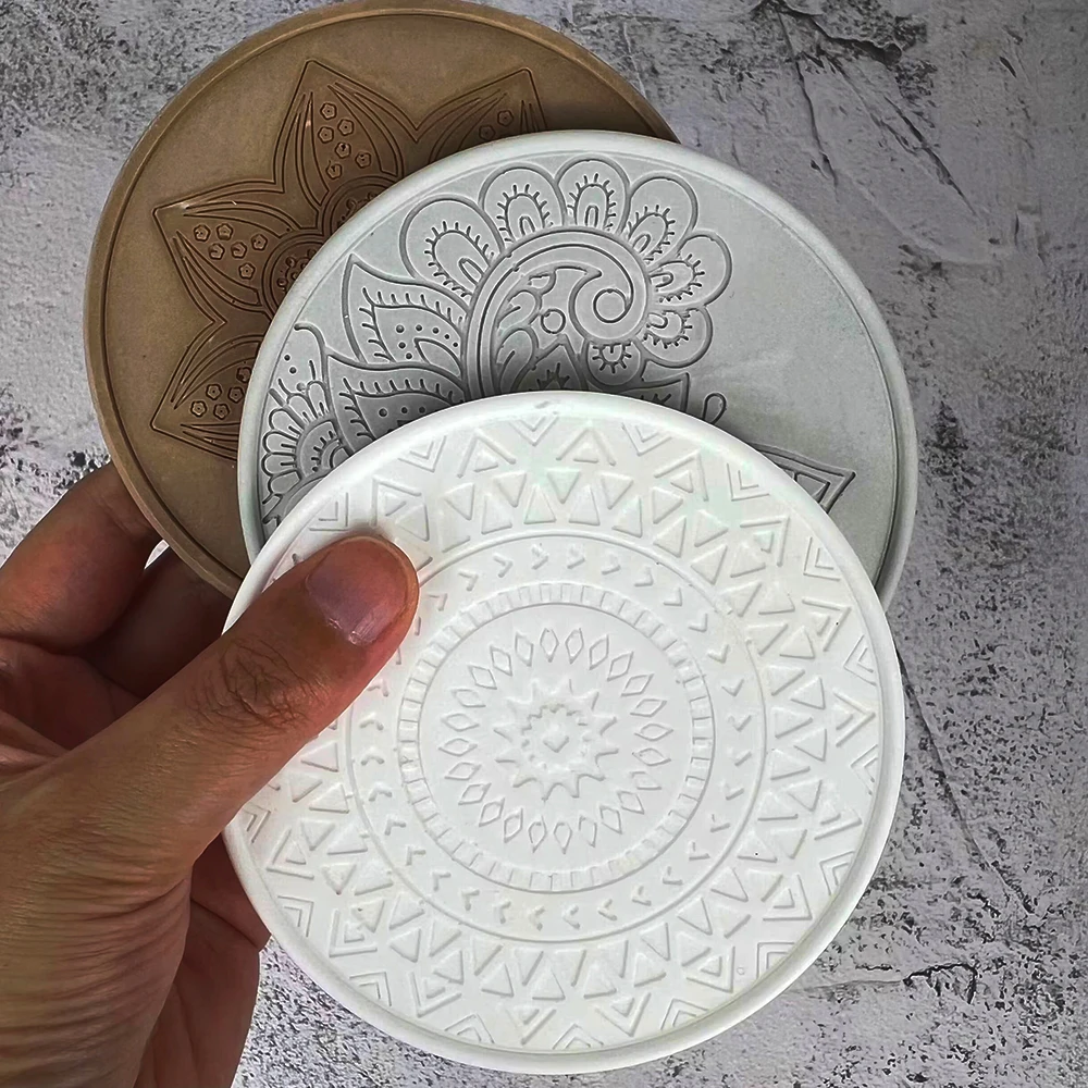 Mandala Round Coaster Resin Si - Coaster Mold Round recensione e prezzo