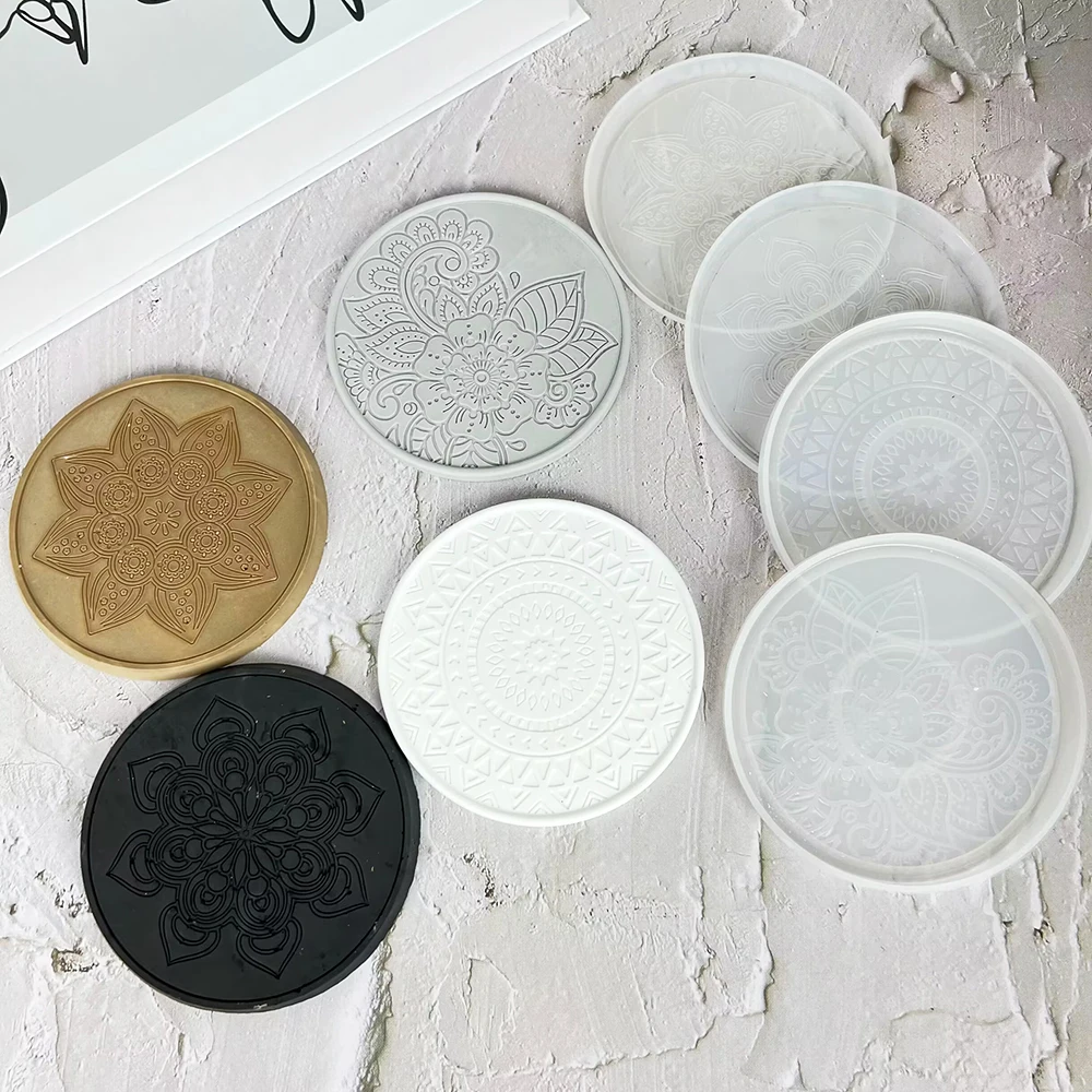 Mandala Round Coaster Resin Si - Coaster Mold Round recensione e prezzo