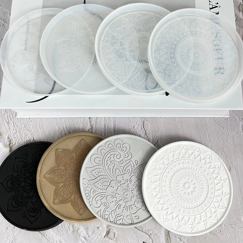 Mandala Round Coaster Resin Si - Coaster Mold Round recensione e prezzo