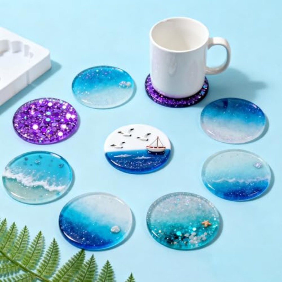 2 PCS Resin Coaster Molds, Rou - Coaster Mold Round recensione e prezzo