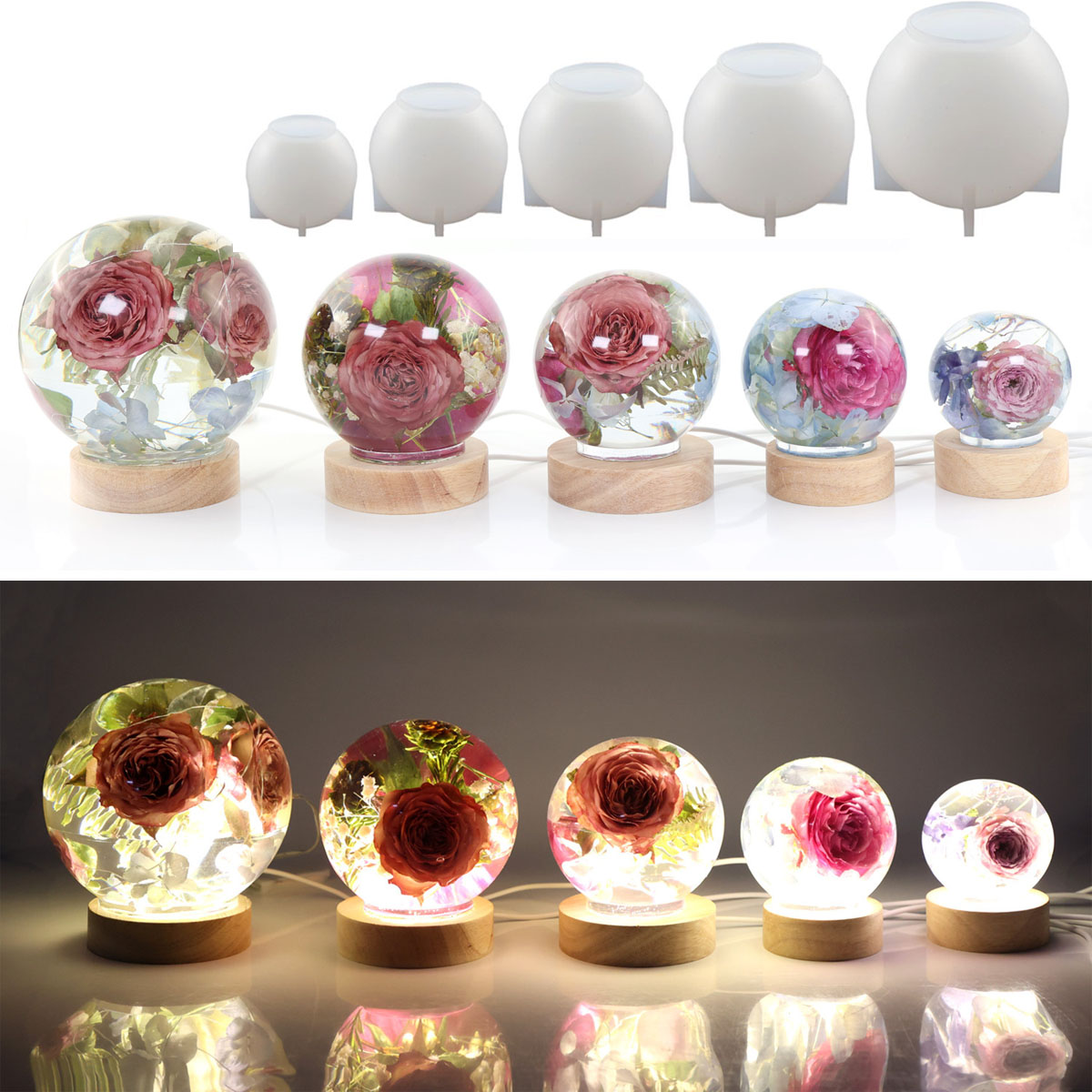 65-120mm Sphere Ball Silicone  - Resin Craft Ideas recensione e prezzo