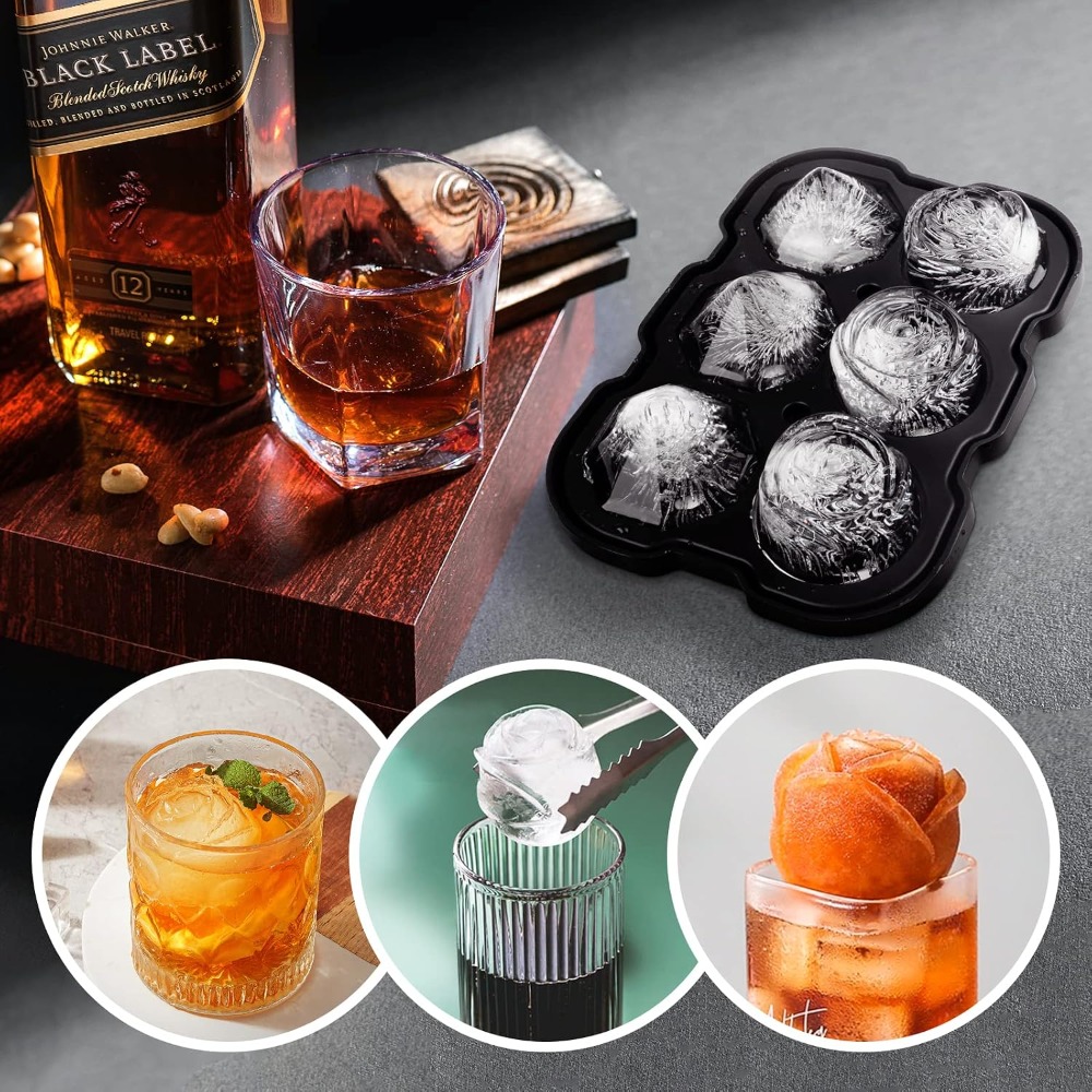 2 Inch Rose & Diamond Ice Cube - Silicone Mold Tray recensione e prezzo
