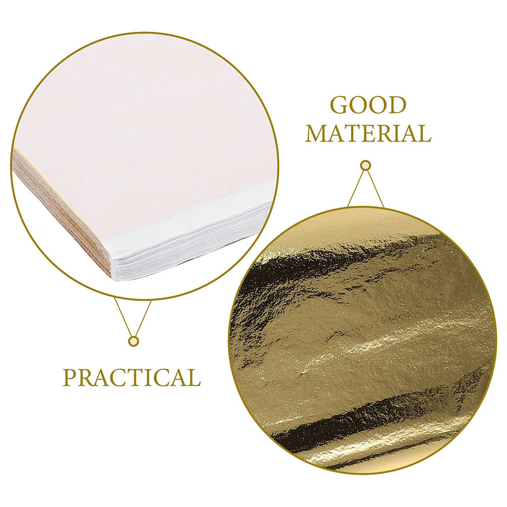 200Pcs Gold Leaf Paper for Cra - Gold Foil Flakes recensione e prezzo