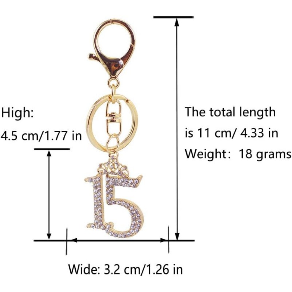 Glittering Number 15 Rhineston - Resin Glitter Pack recensione e prezzo