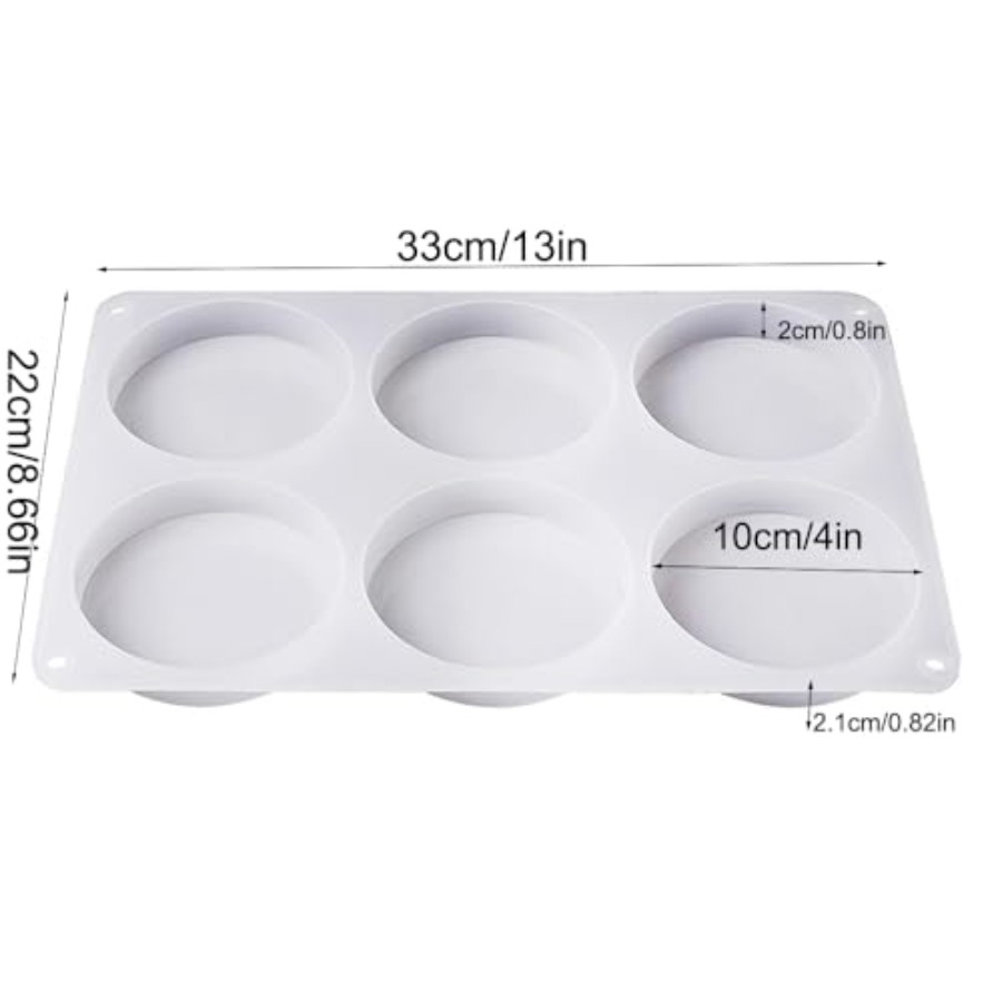 6-Cavity Deep Round Coaster Si - Coaster Mold Round recensione e prezzo