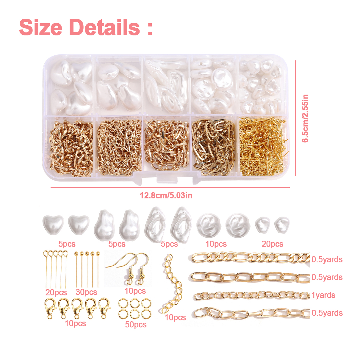 179/366pcs 1Box ABS Irregular  - Resin Craft Projects recensione e prezzo