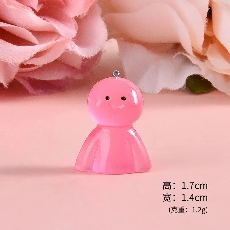 10Pcs Glow In Dark Cartoon Dol - Resin Craft Material recensione e prezzo