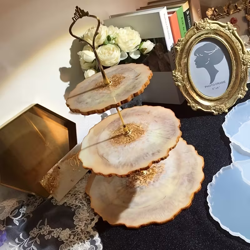 3 Tier Resin Mold, Thick Cake  - Geode Mold Silicone recensione e prezzo