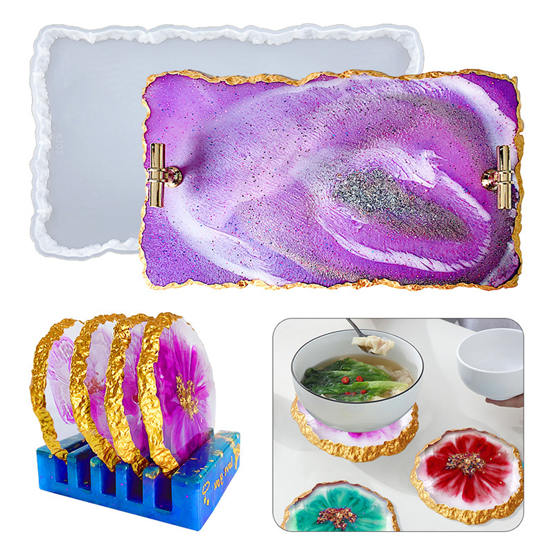 DM413 Drusy Coaster Resin Mold - Resin Craft Ideas recensione e prezzo