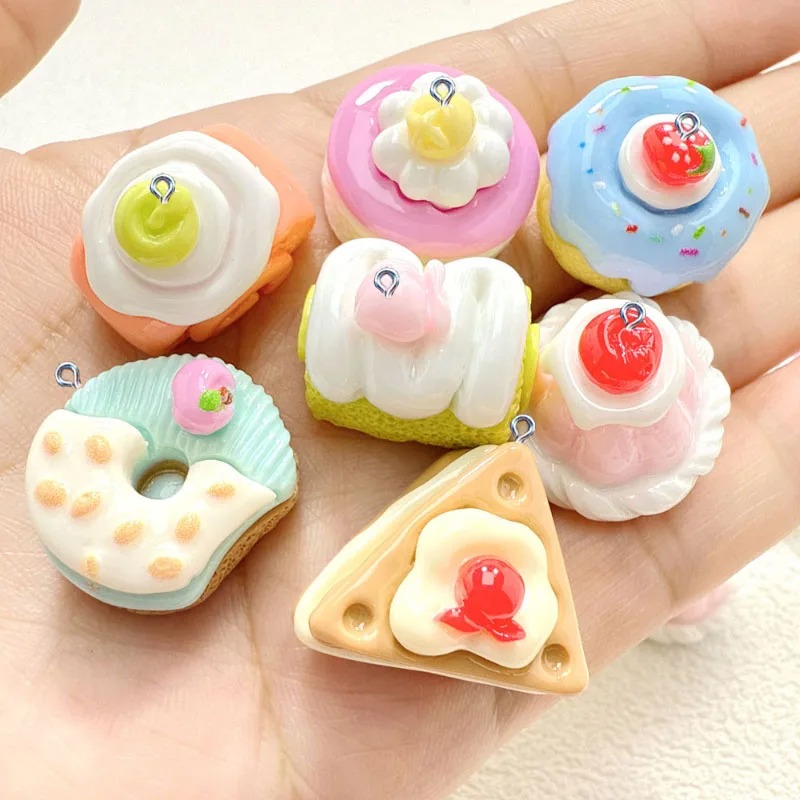 10Pcs Mini Simulated Cute Cake - Resin Craft Material recensione e prezzo