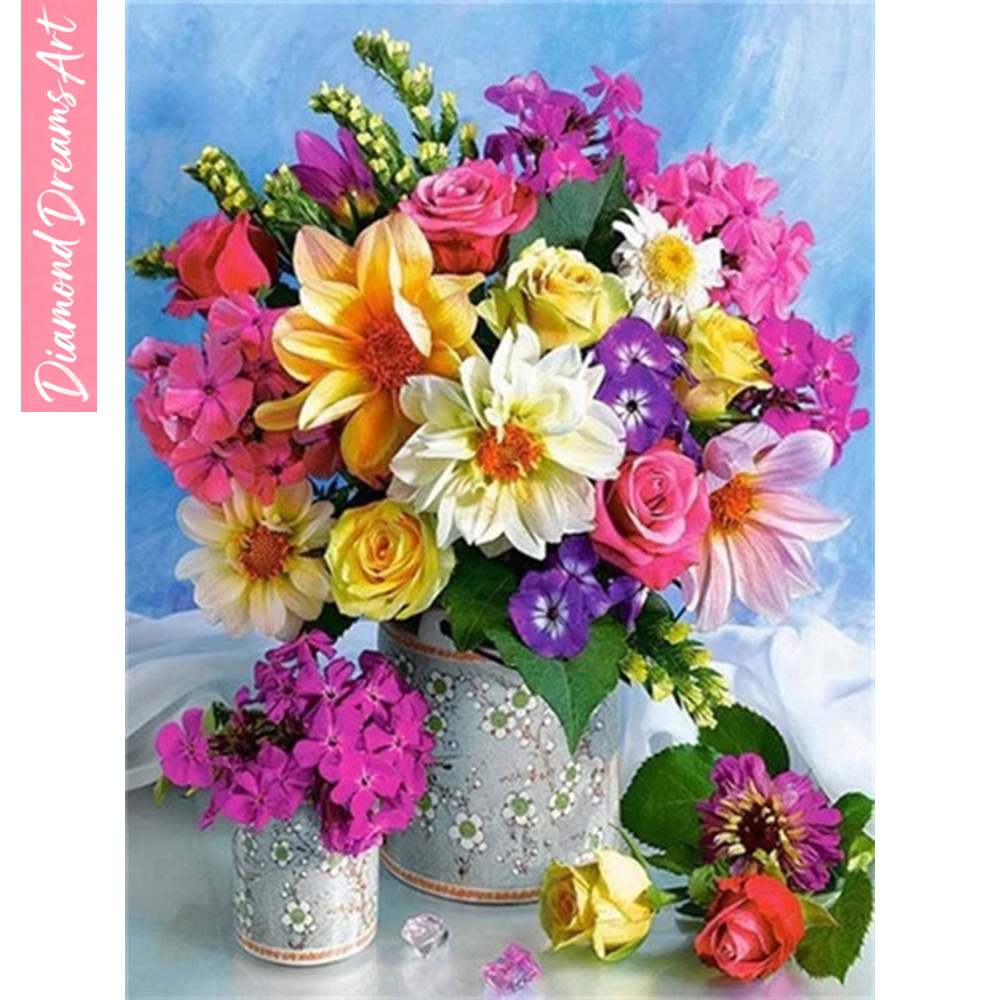 Full Diamond Mosaic Flower 5D  - Resin Craft Kit recensione e prezzo