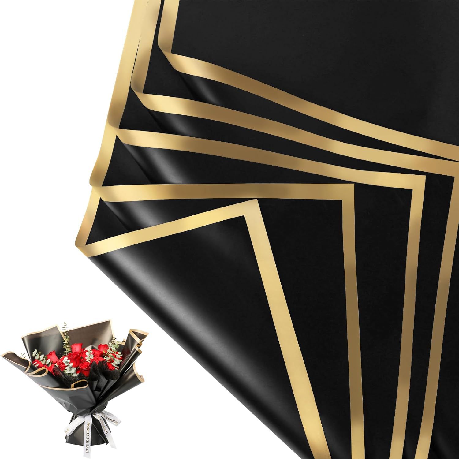 20 Sheets Gold Edge Waterproof - Gold Foil Flakes recensione e prezzo
