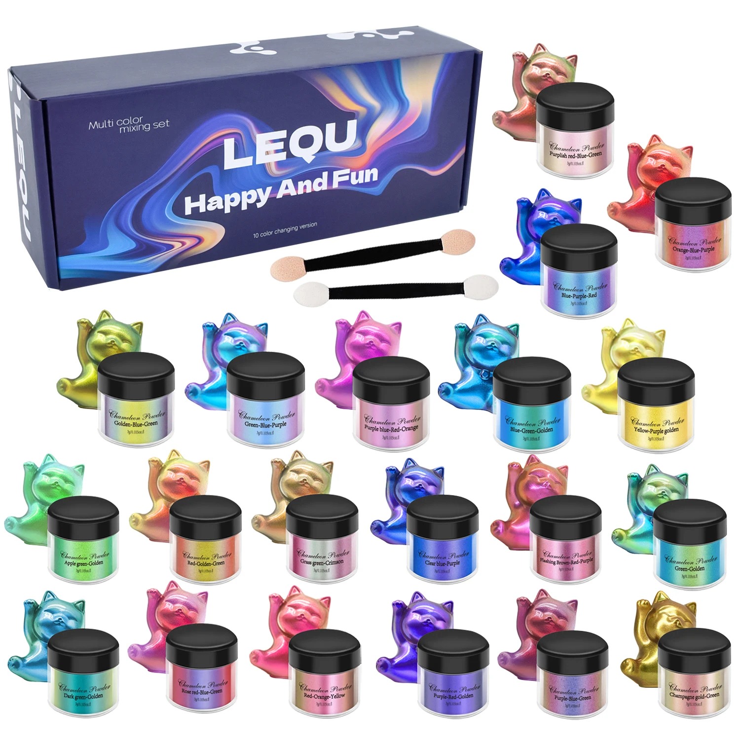 A set of chameleon pink nail c - Resin Pigment Set recensione e prezzo