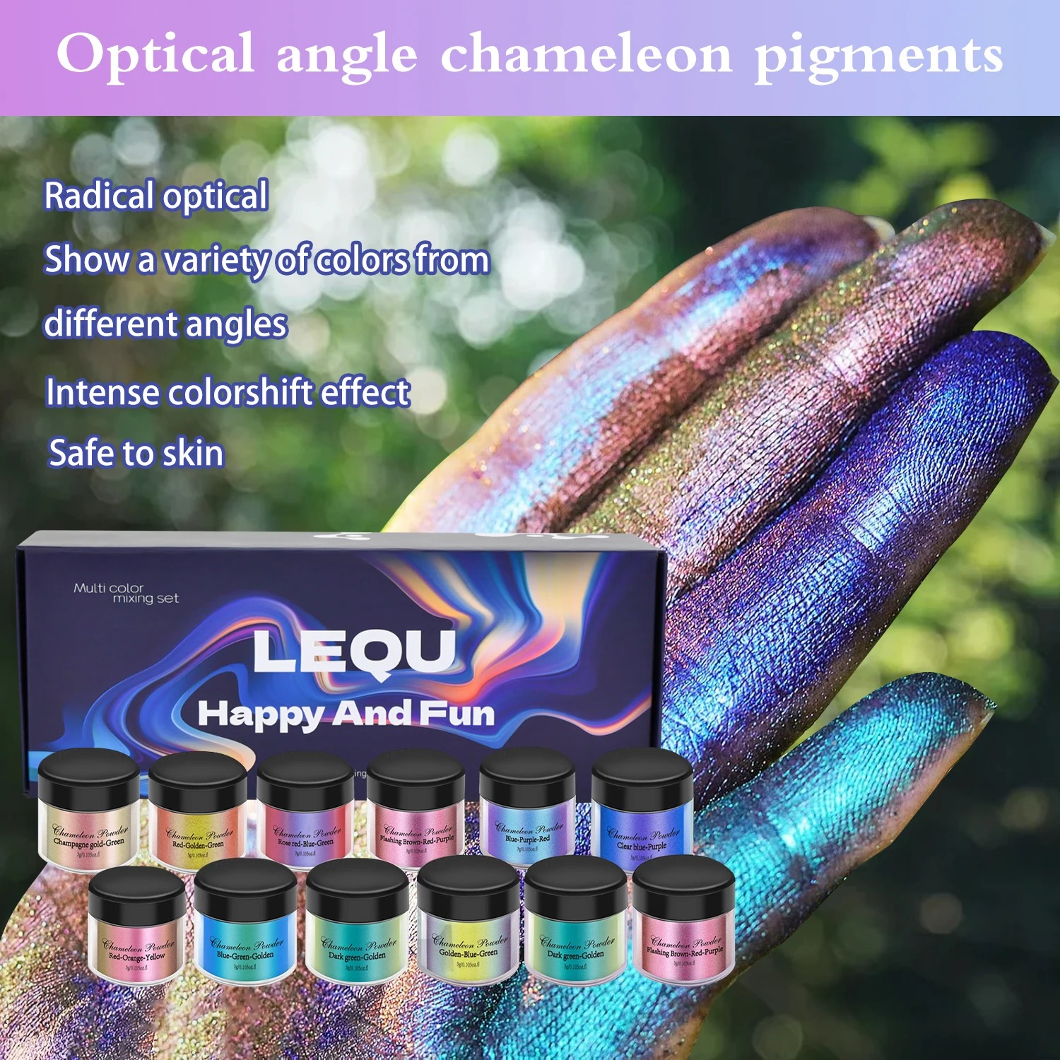 A set of chameleon pink nail c - Resin Pigment Set recensione e prezzo