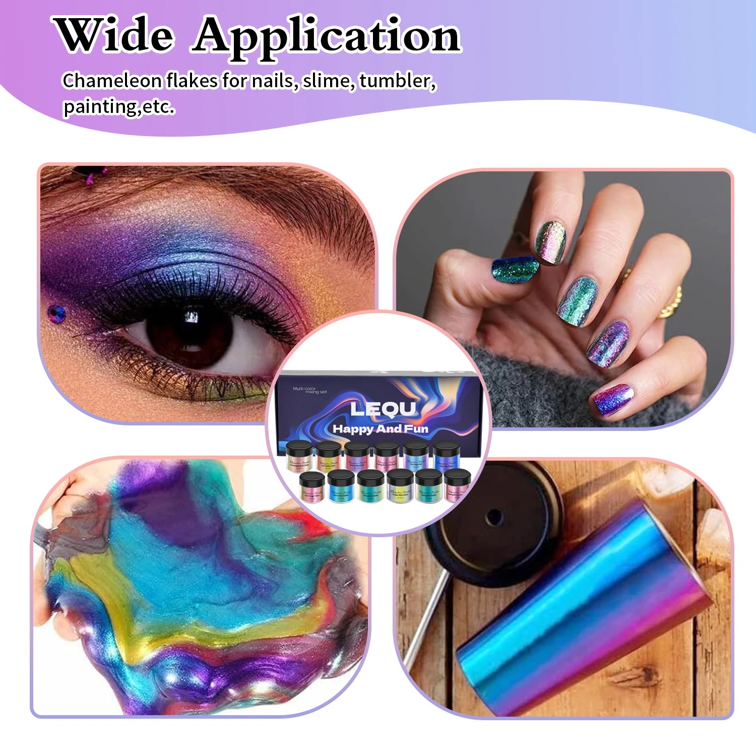 A set of chameleon pink nail c - Resin Pigment Set recensione e prezzo