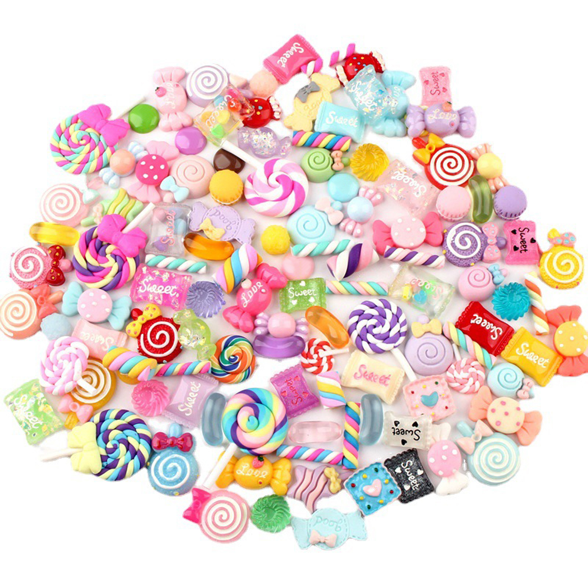 30pcs Random Candy Slime Charm - Resin Craft Projects recensione e prezzo