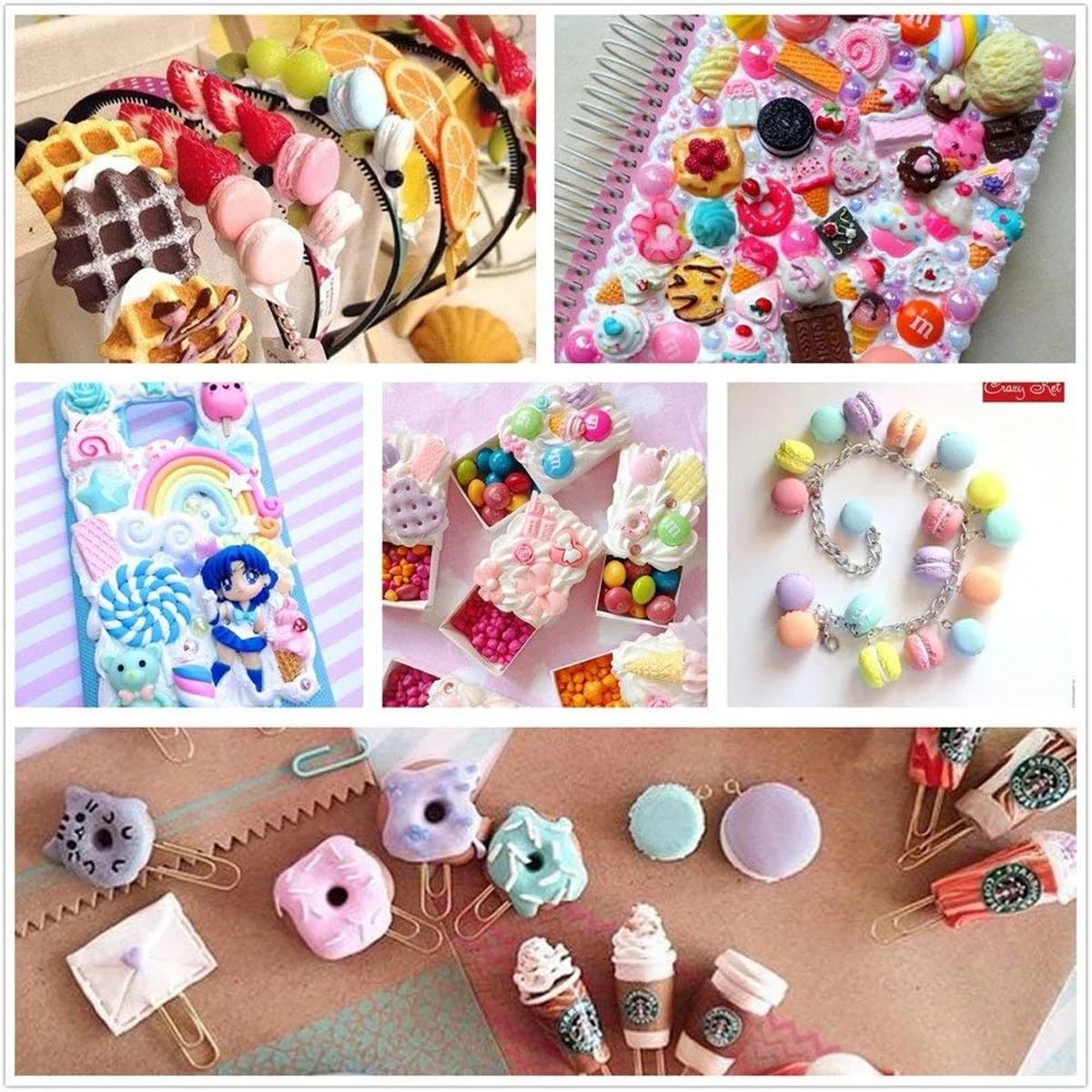 30pcs Random Candy Slime Charm - Resin Craft Projects recensione e prezzo