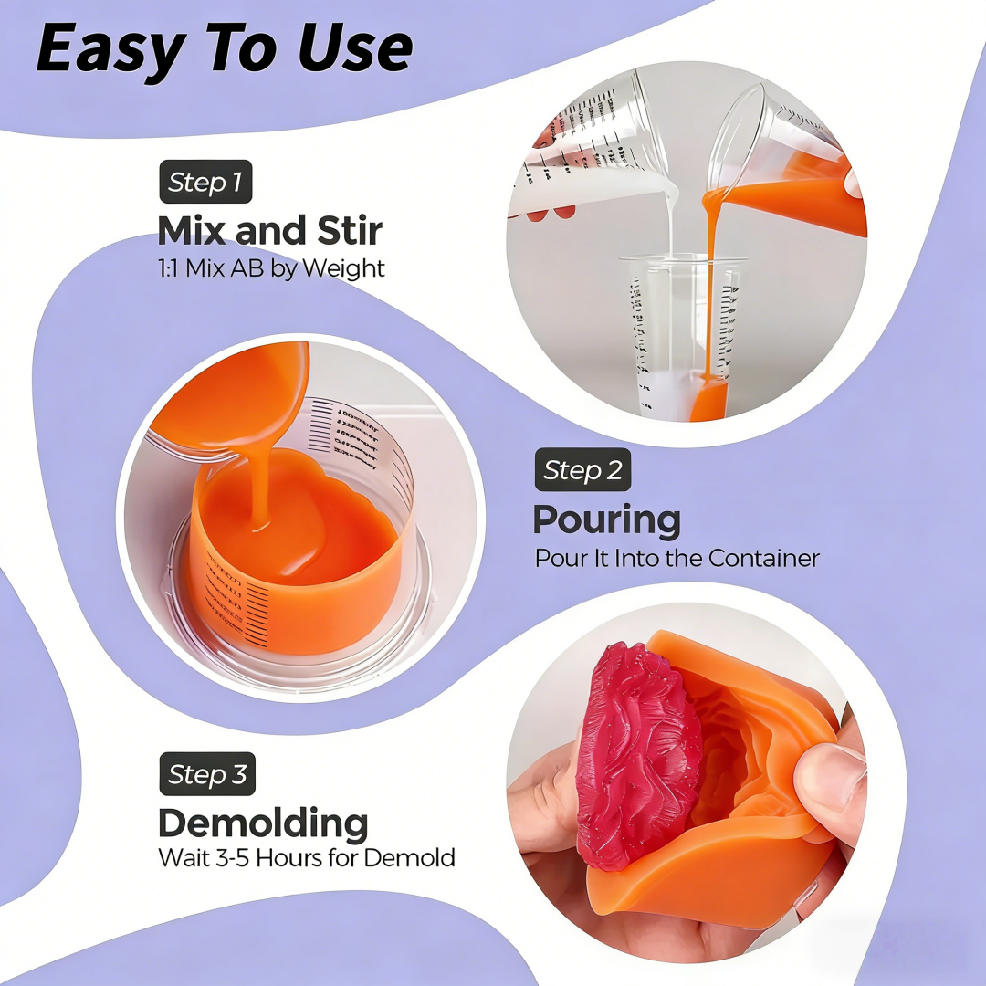 Durable Liquid Rubber Material - Resin Craft Material recensione e prezzo
