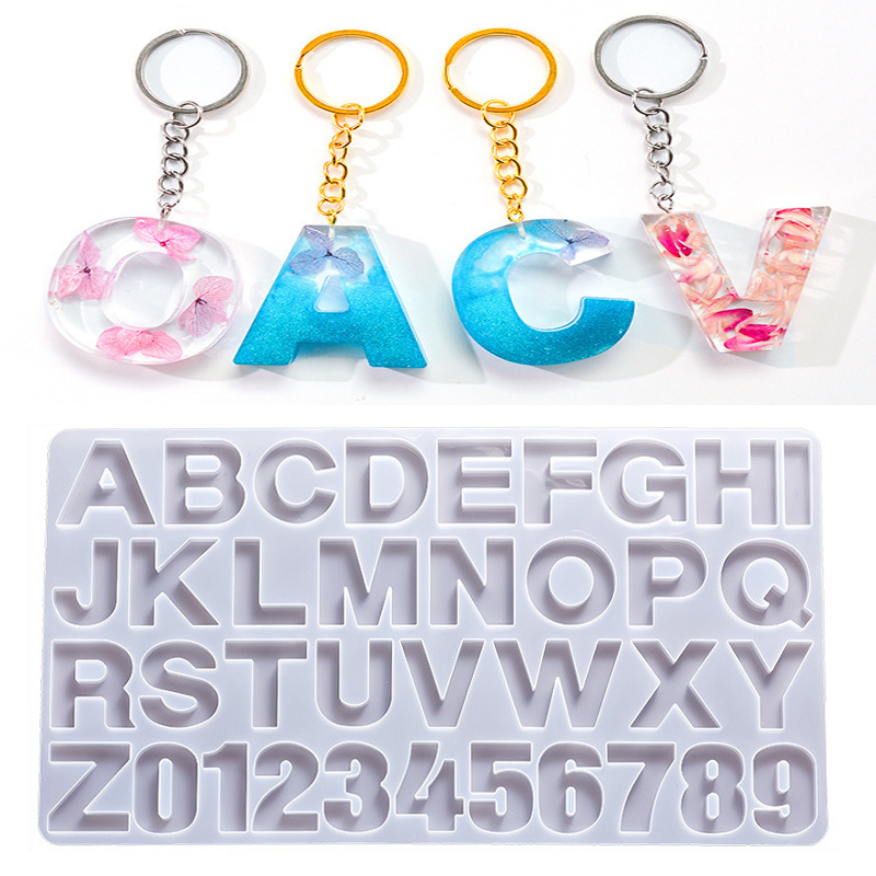 Alphabet Epoxy Resin Silicone  - Gold Foil Flakes recensione e prezzo