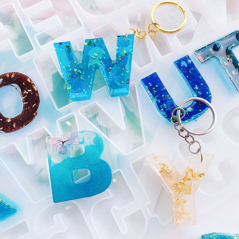 Alphabet Epoxy Resin Silicone  - Gold Foil Flakes recensione e prezzo
