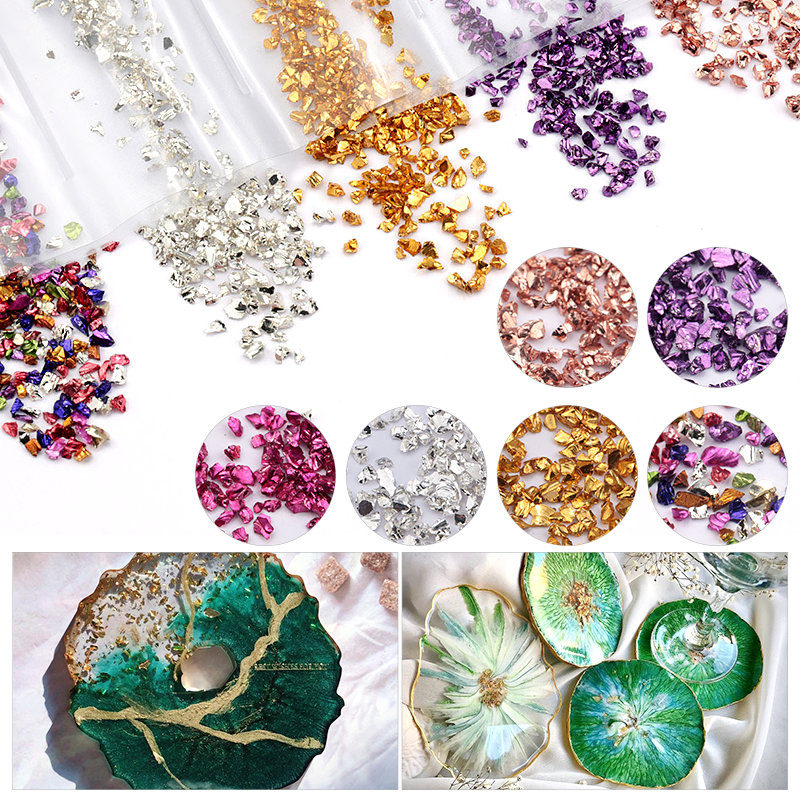 Epoxy Resin Colorful Metallic  - Gold Foil Flakes recensione e prezzo