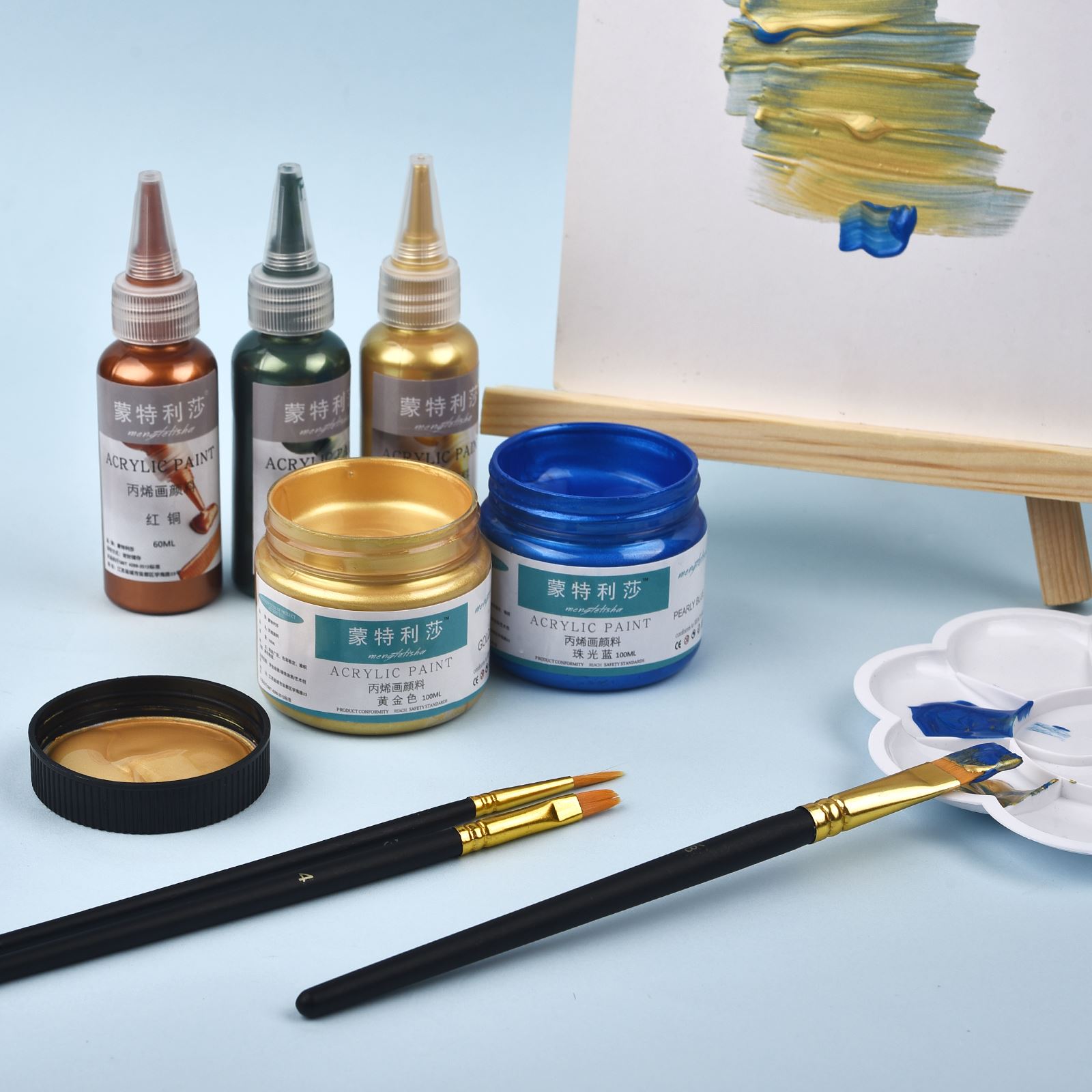 7 Colors 60ml/Bottle Metallic  - Resin Pigment Set recensione e prezzo