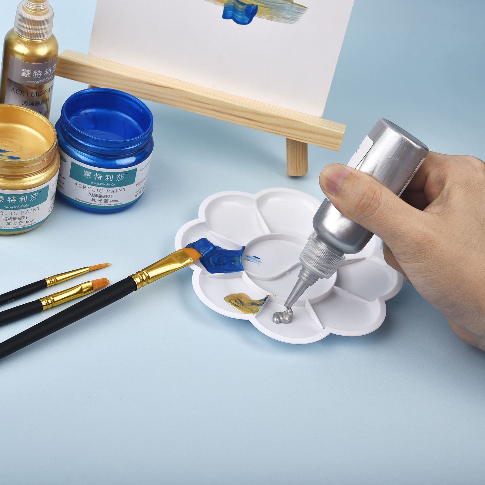 7 Colors 60ml/Bottle Metallic  - Resin Pigment Set recensione e prezzo