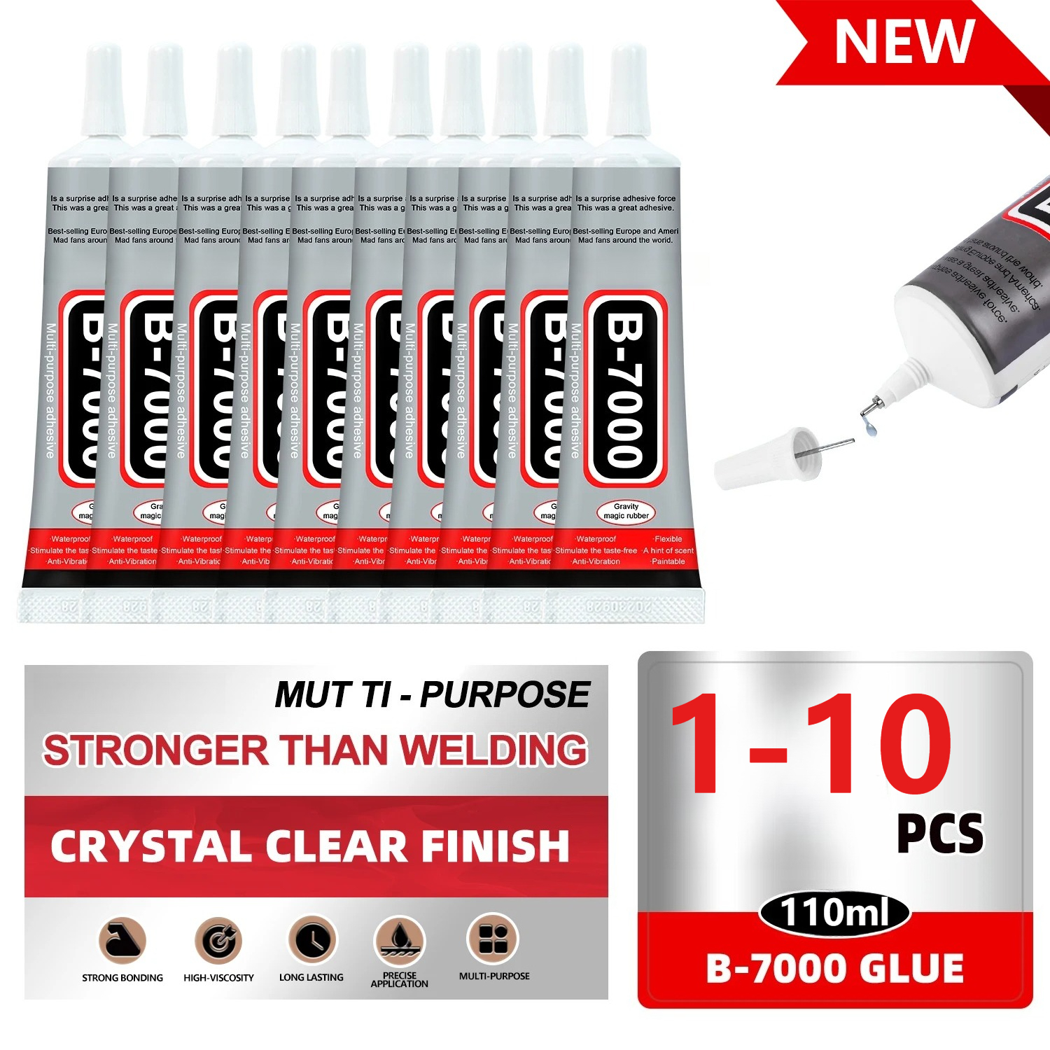 Super Glue B-7000 Loolifl 1-10 - Resin Craft Projects recensione e prezzo