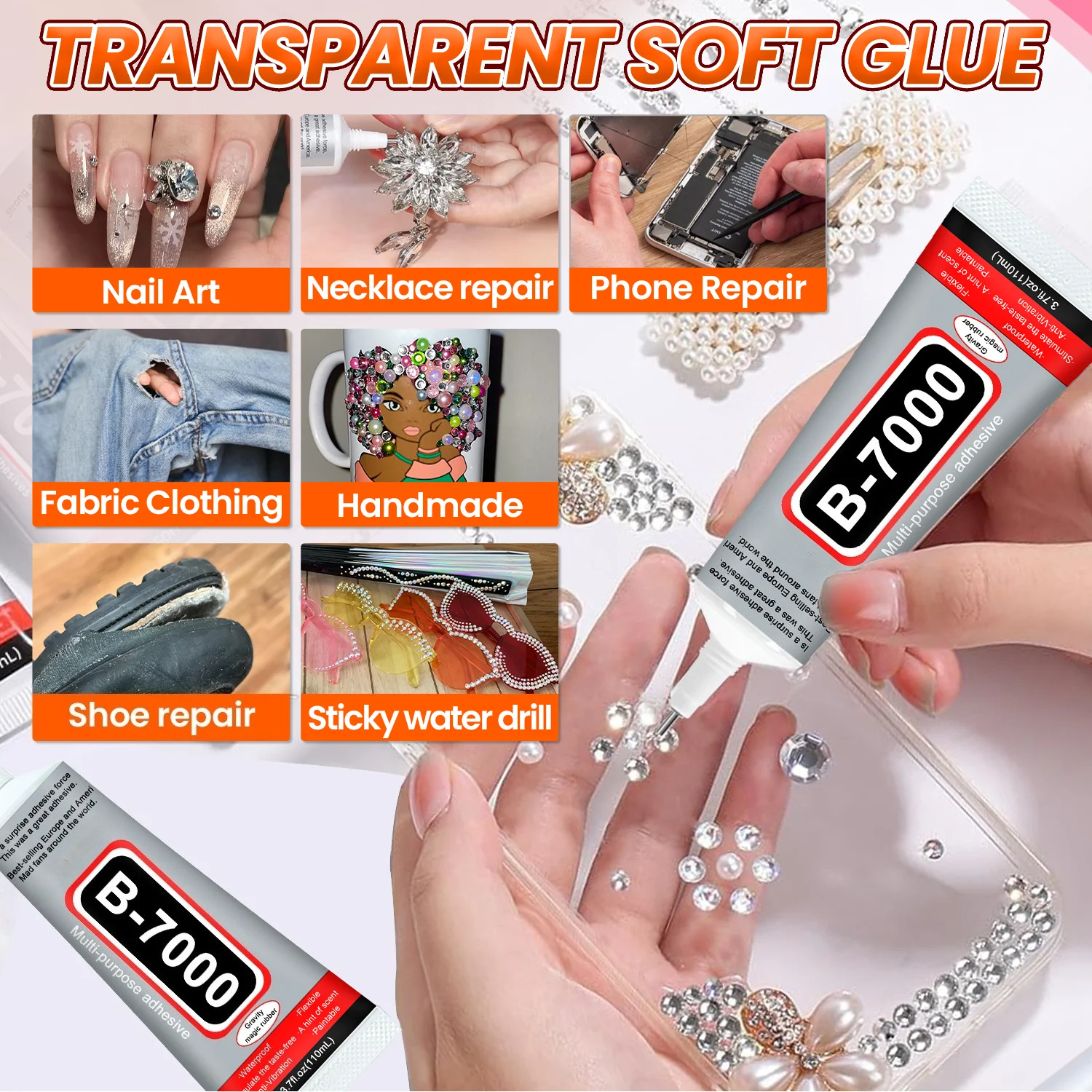 Super Glue B-7000 Loolifl 1-10 - Resin Craft Projects recensione e prezzo