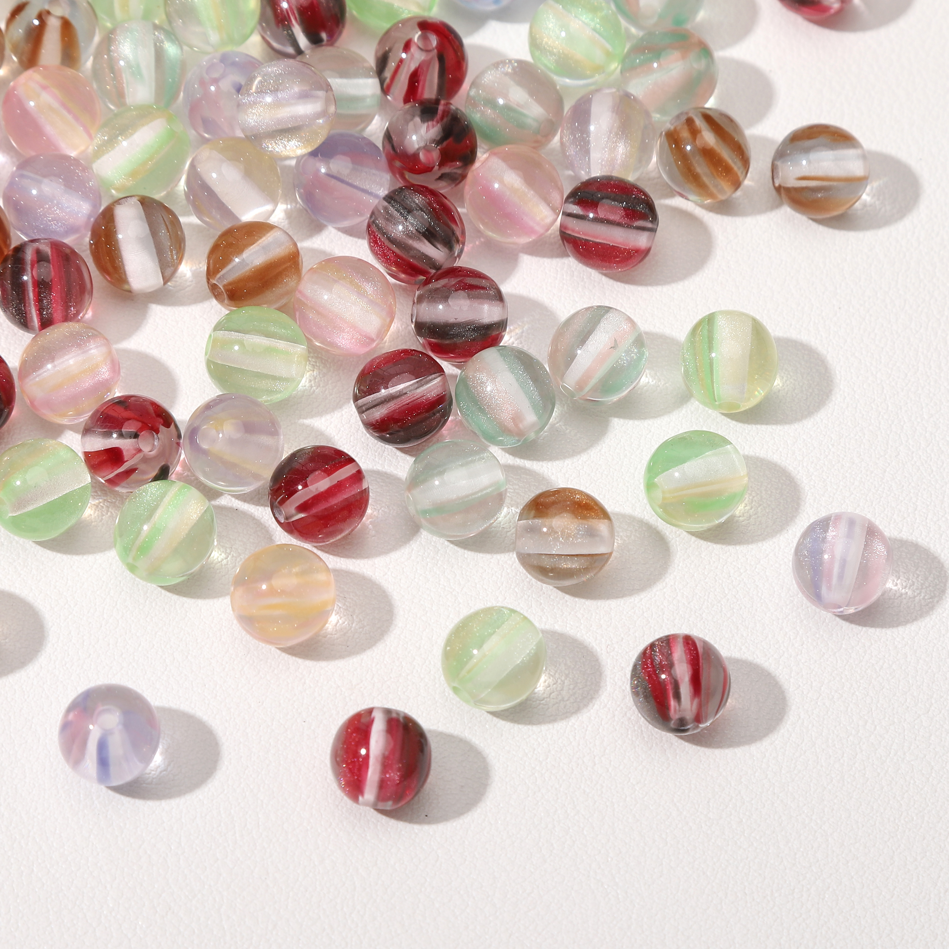 8mm 100Pcs Colorful Round Resi - Resin Craft Material recensione e prezzo