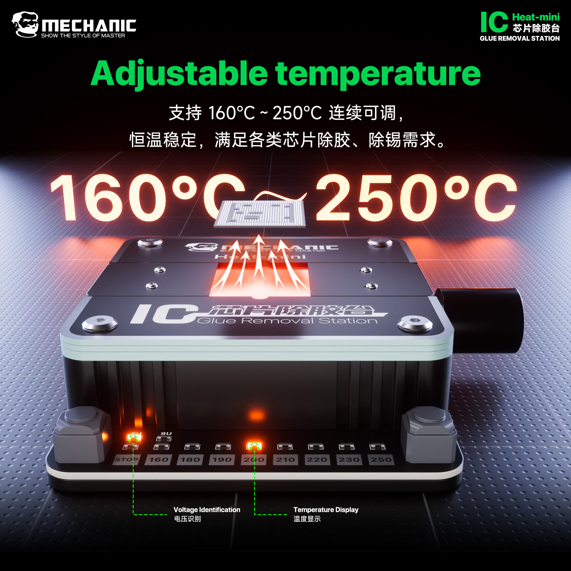 MECHANIC OFFICIAL  IC Glue Rem - Heat Gun Small recensione e prezzo