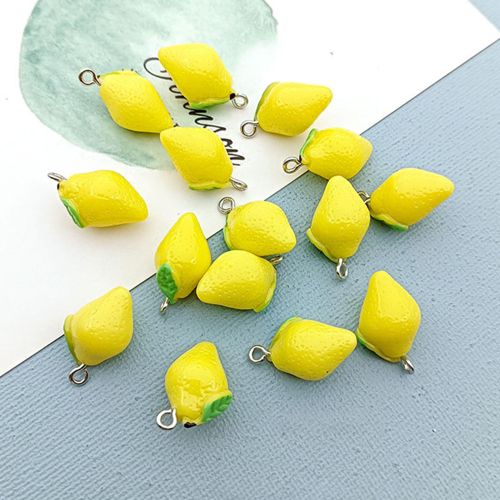 20Pcs Resin Lemon Pendant Char - Resin Crafts recensione e prezzo