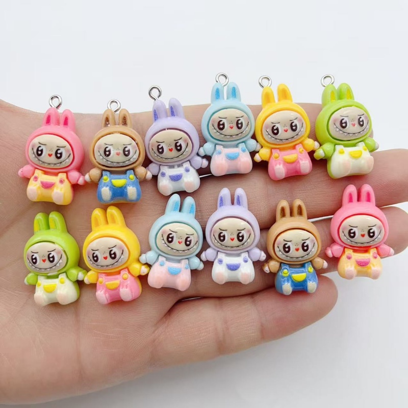 10Pcs Kawaii Rabbit Strawberry - Resin Craft Projects recensione e prezzo