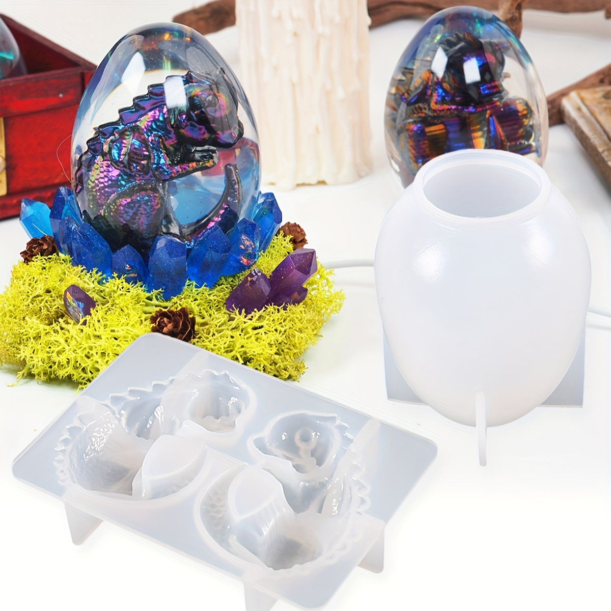 Silicone Dragon Egg Molds, 2-P - Resin Craft Ideas recensione e prezzo