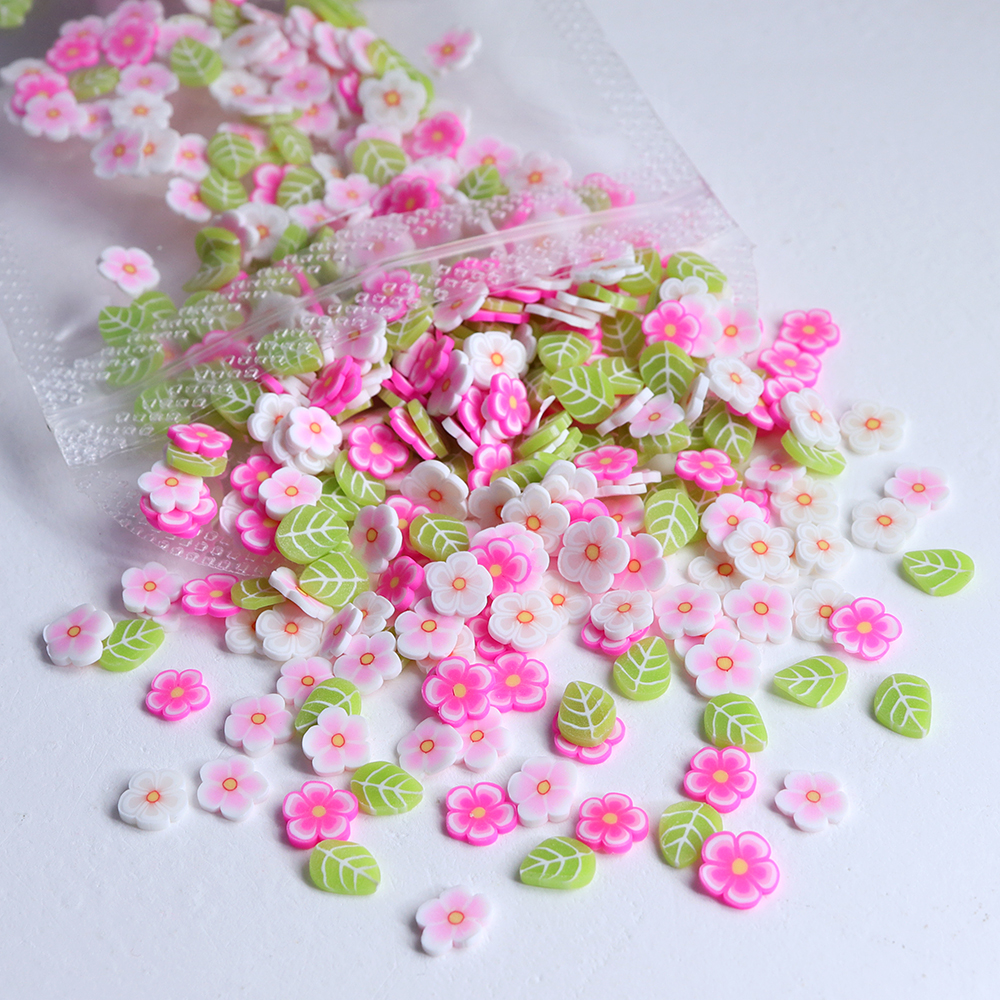 10g Pink Flowers Polymer Clay  - Resin Craft Ideas recensione e prezzo