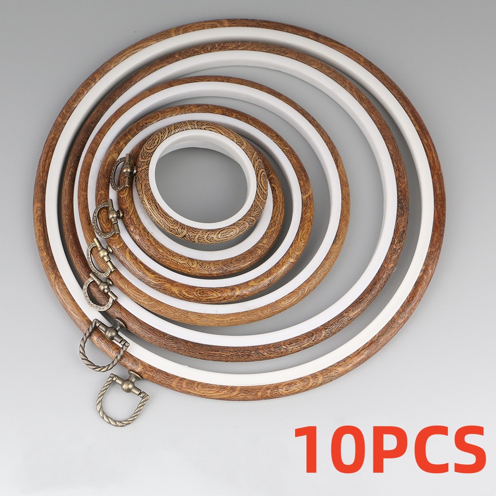 10pcs/Set 7.5-26cm Round Woode - Wood Ring Blank recensione e prezzo