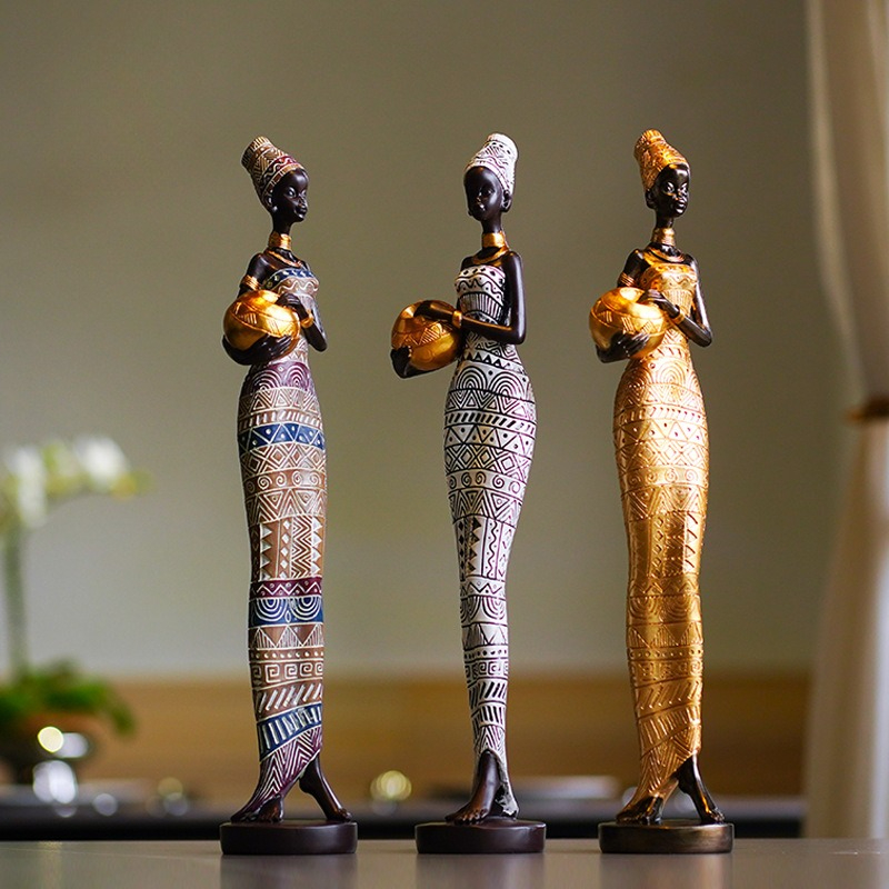 Retro African Crafts Black Wom - Resin Crafts recensione e prezzo